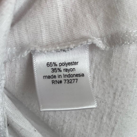 White Racerback Tank Top - Picture 5 of 8